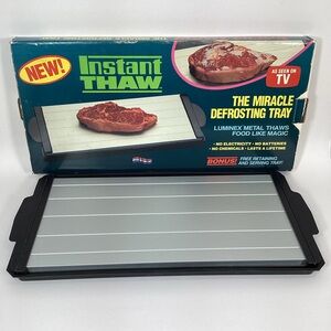 The Original Instant Thaw Miracle Defrosting Food Tray, As Seen On TV USA